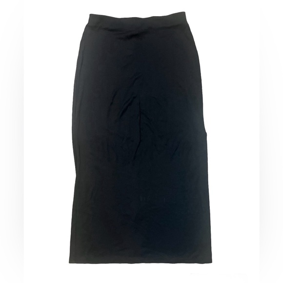 CAbi‎ Long Black Maxi Skirt Stretch Womens Size Small S Vintage 90s Y2K Classic - Picture 1 of 6